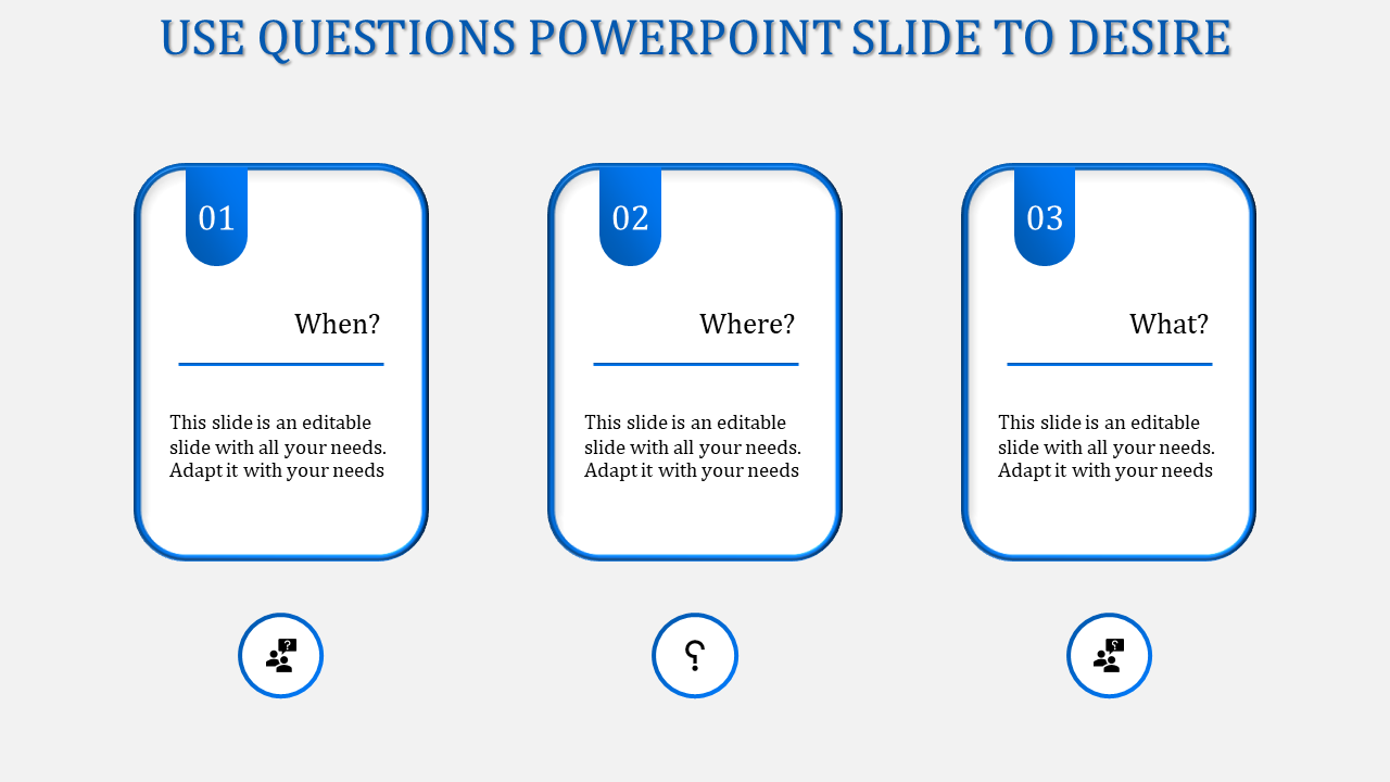 Free - Download Unlimited Questions PowerPoint Slide Themes